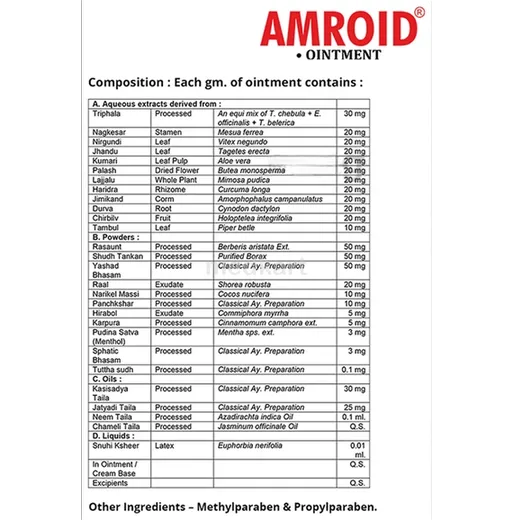 amroid ointment 20 gm